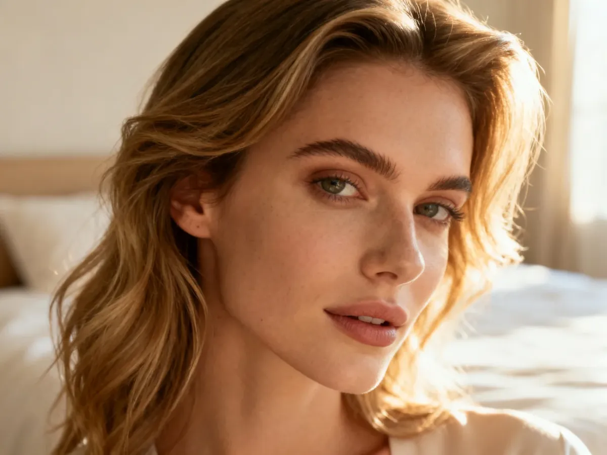 Beach waves i przesunięty przedziałek zwiększające optyczną objętość włosów