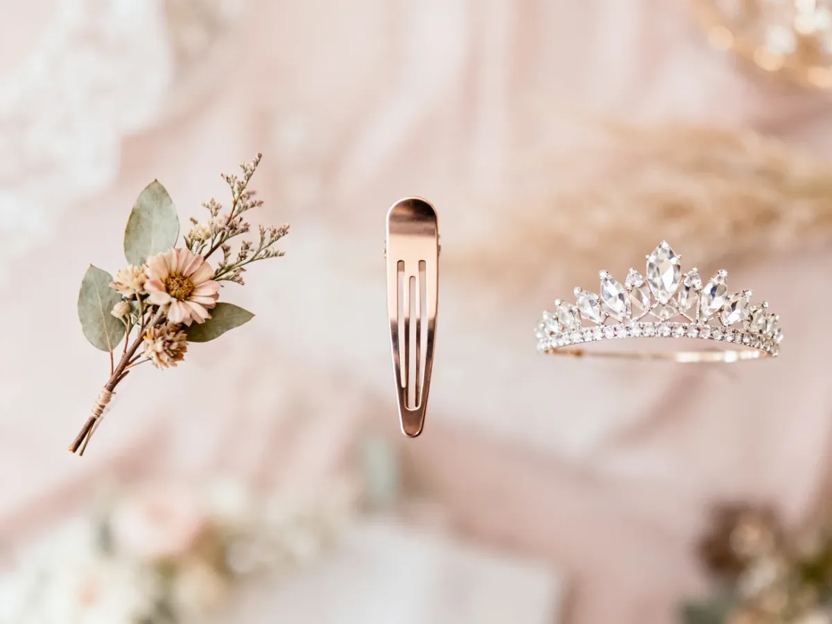 Trzy style ozdób do włosów: boho, minimalistyczny i glamour