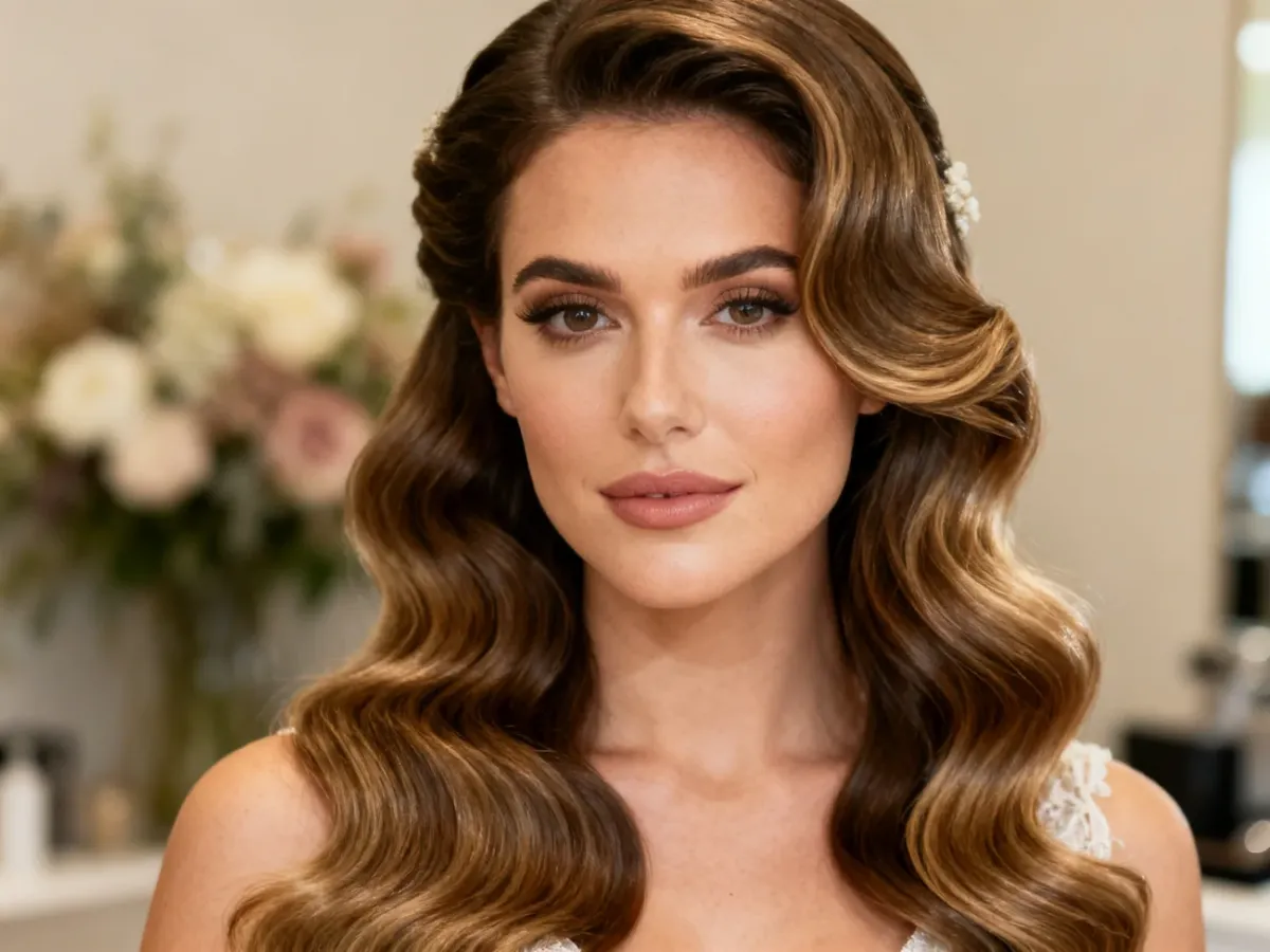 Miękkie fale Hollywood i naturalne fale boho na wesele