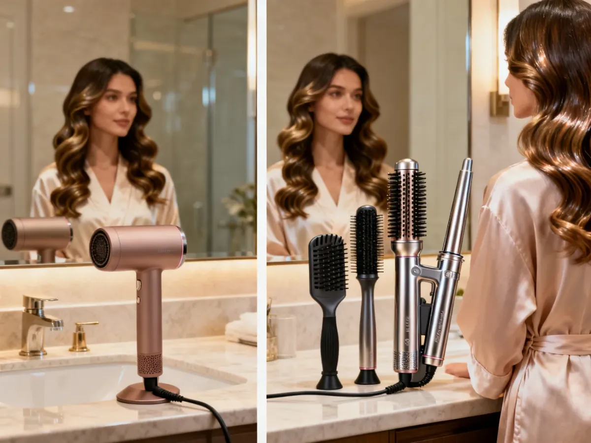 Porównanie klasycznej suszarko-lokówki i zaawansowanego multistylera