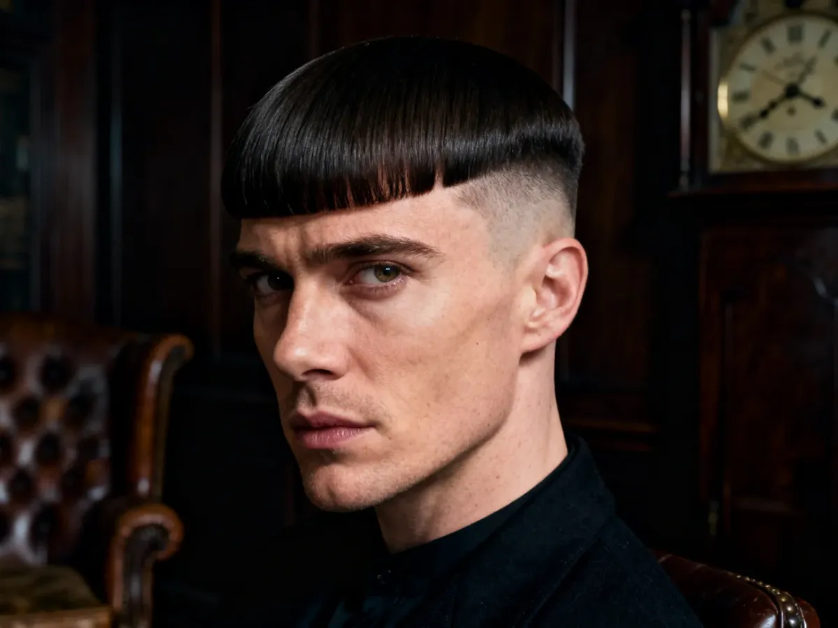 Klasyczna fryzura French Crop inspirowana stylem Tommy’ego Shelby’ego